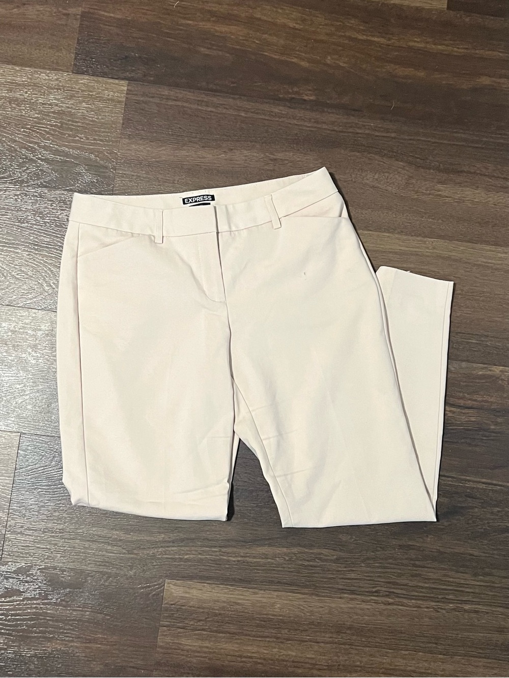 Express Women's Light Pink Slim Ankle Pants